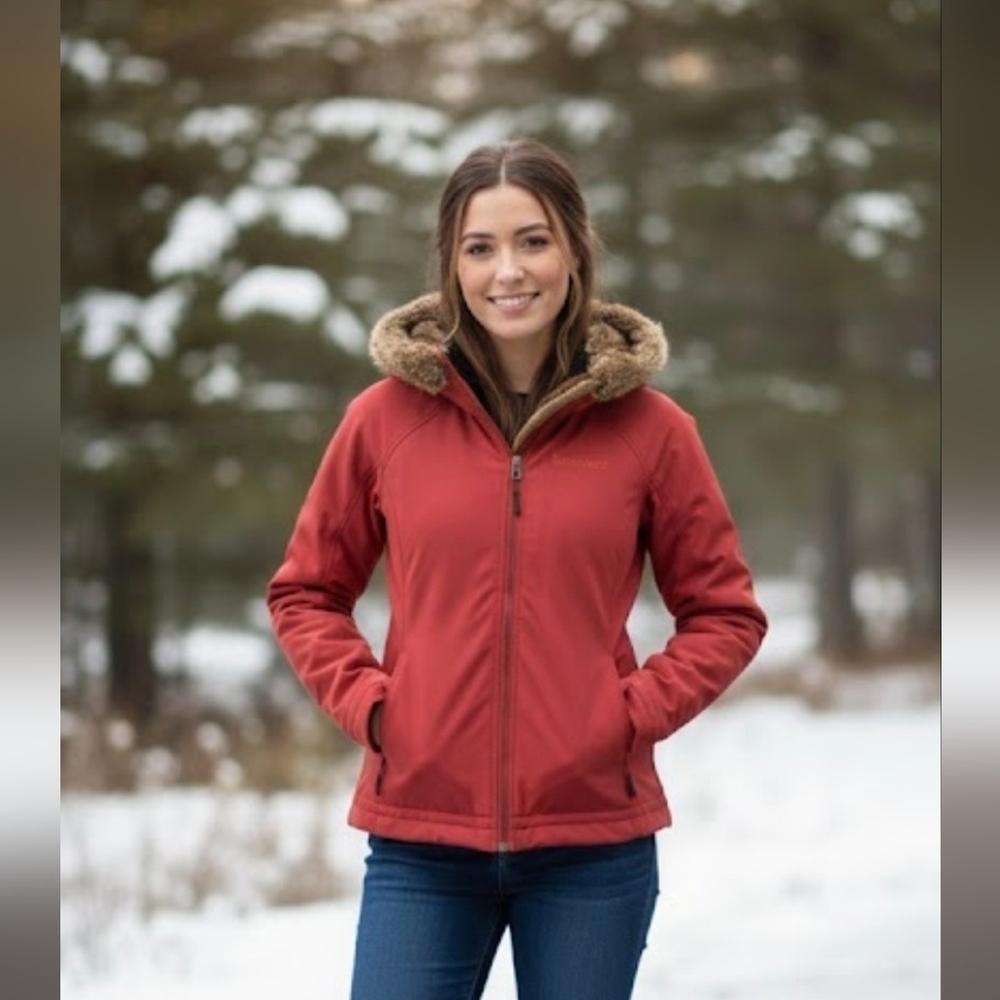 Marmot Woman's Hooded Full Zip Jacket Size S/P